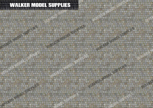Scale cobblestone road - scale,
