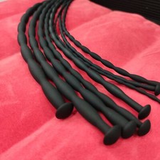 4/8pcs Male Silicone Sounding Plug Urethral Stretcher Dilator Enhance Stretching