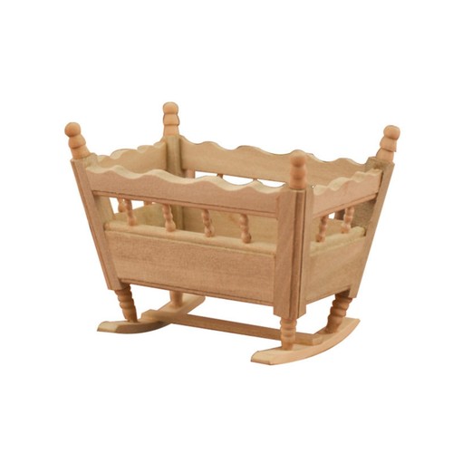 Dollhouse cradle diy wooden - dollhouse,