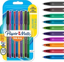 Paper Mate InkJoy 100ST Capped Ballpoint Pens | Medium Point 1.0mm | Fun Colours