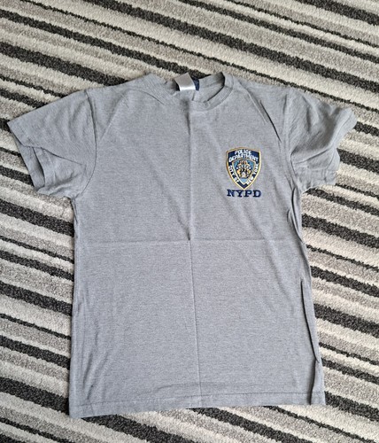 Nypd logo grey shirt - nypd,