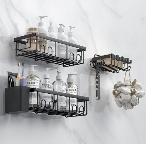 Shower caddy pack black - caddy,, 3