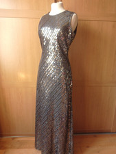 Vintage 70s Silver Grey sequin