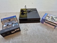 Playstation 4 Ps4 Set Up 500gb - Tested & Working Inc Controller And Games