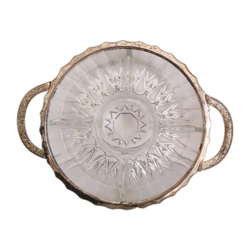 Silver plate glass - silver, plate,