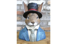 LARGE RABBIT BUST WEARING TOP