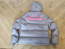 Mens Puffa Jacket Dripmade Size M Grey