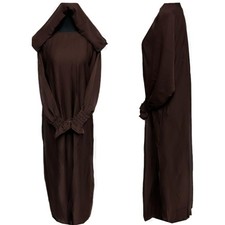 Simple Plain Brown Nida Abaya