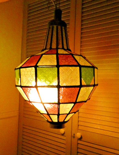 Large vintage lantern - vintage,