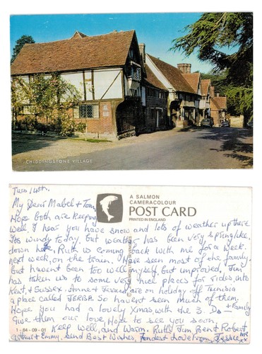 Postcard chiddingstone - -,