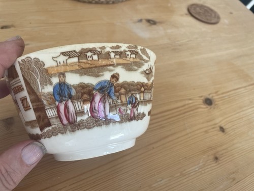 Chinese rural scene bowl - chinese,
