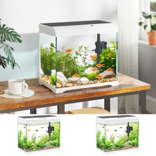 PawHut Glass Fish Tank with
