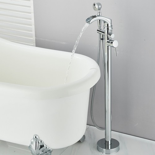 Chrome floor mounted free - floor,