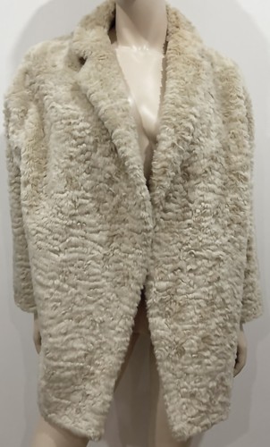 Maison scotch ivory shearling - ivory,
