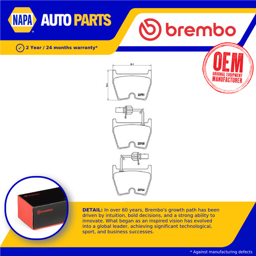 Brake pads set - pads,