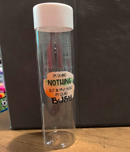 Clear plastic 500ml - clear,