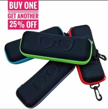 Portable Zipper Eyeglasses Sunglass Hard Case Reading Cover Box Travel Holiday