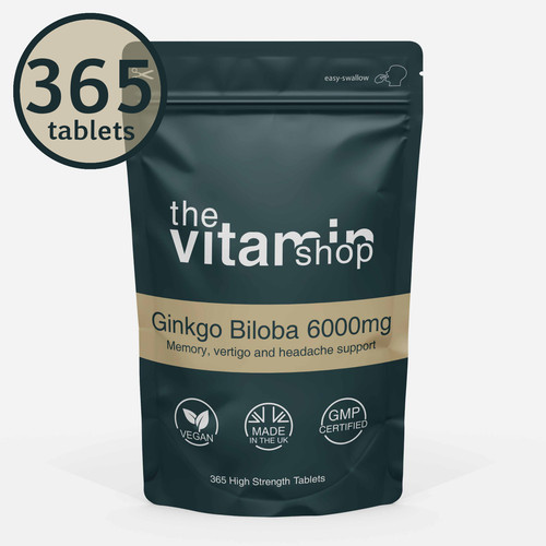 Ginkgo biloba 6000mg 365 - ginkgo,