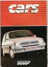 Austin Rover Cars Jan-Apr 1986