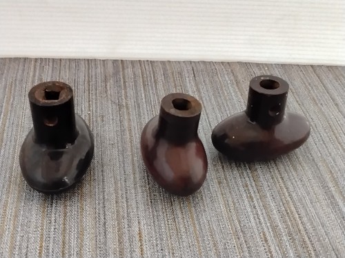 Vintage bakelite oval shaped - bakelite,