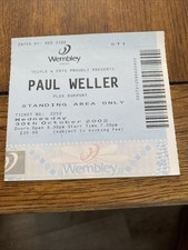PAUL WELLER CONCERT TICKET
