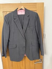 Men's Grey Pinstriped Handmade