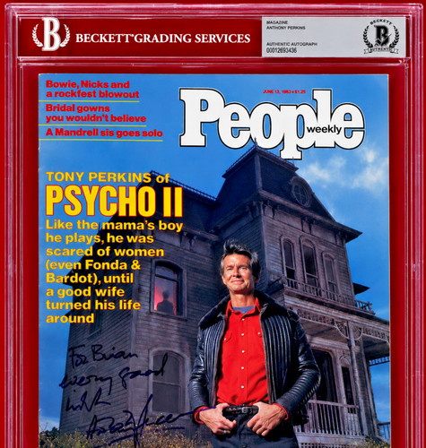 Signed anthony perkins people - signed,