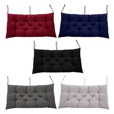 Wood Bench Pad Tie on Mat Sun Lounger Cushion Rattan Swing Chair Recliner Seat