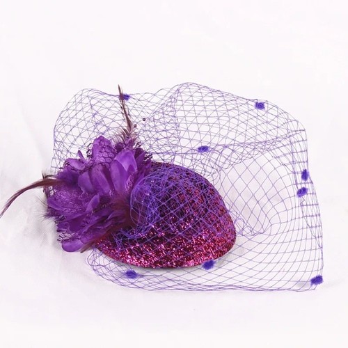 Women fascinator hair clip hat - hair,