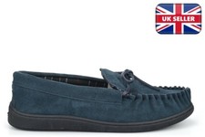Mens Real Suede Moccasin