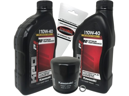 Kawasaki oem oil change kit - oem,