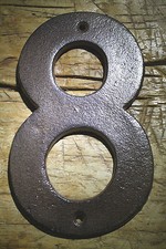 Rustic BROWN Cast Iron Metal