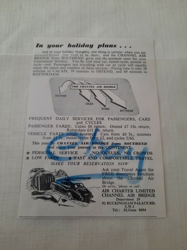 1957 air charter ltd channel - charter,