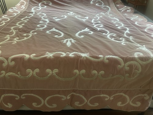 Antique 1940 pink velvet - antique, 1940’s