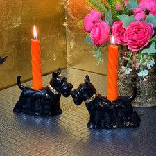 Black Ceramic Scottish Terrier