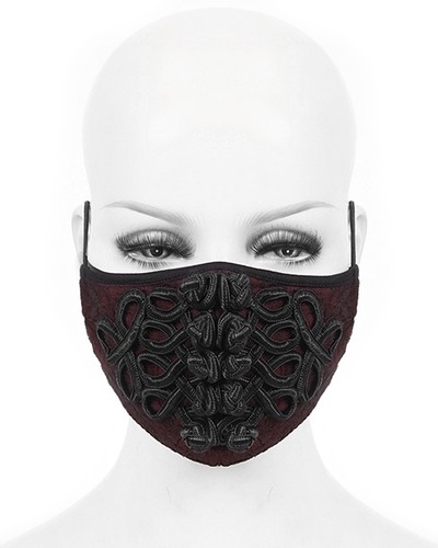 Devil fashion gothic face mask - face,