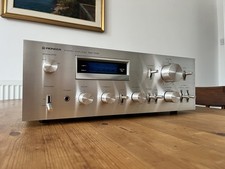 Vintage 1978 Pioneer SA-708 Stereo Amplifier Blue line (65WPC)