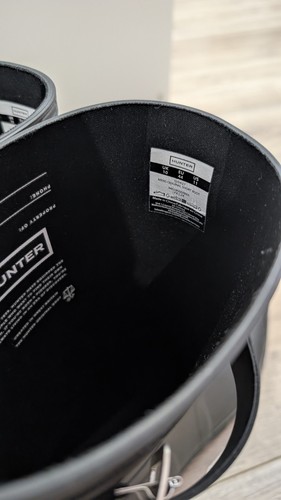 Hunter black wellington - hunter, boots