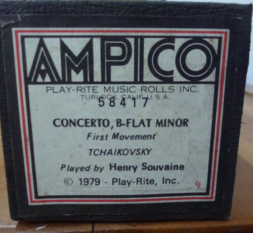 Ampico reproducing roll - ampico,