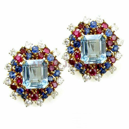 Natural blue topaz - blue,