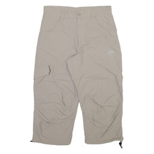 MAMMUT Three Quarters Mens Trousers Beige Relaxed Straight Nylon W30 L21