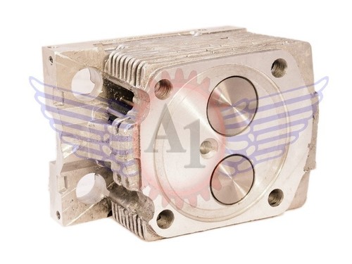 Cylinder head with valves