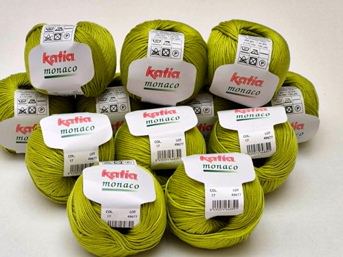 50g green katia monaco - 50g,