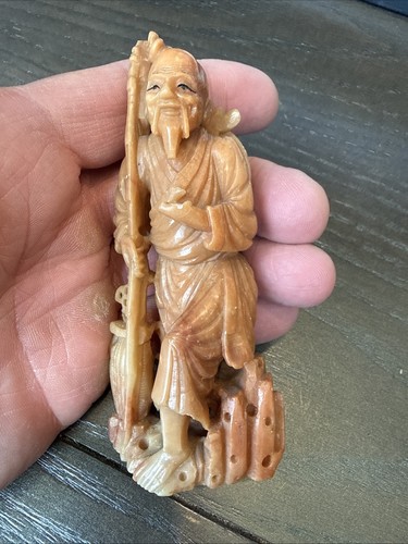 Hand carved soapstone chinese - hand,
