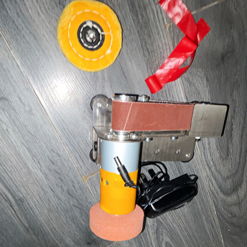 Electric mini belt sander with - sander,
