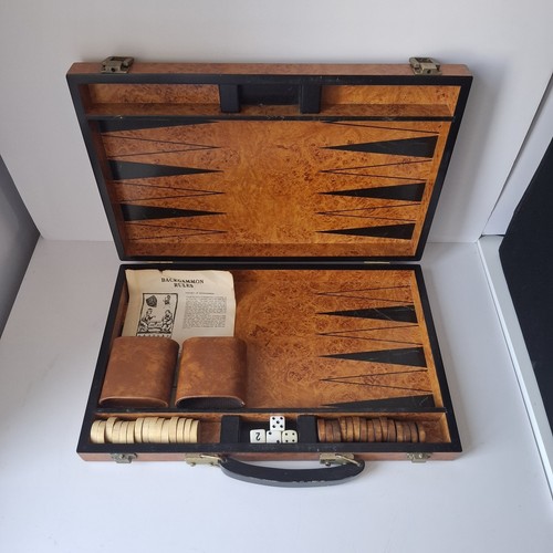 Vintage backgammon folding - vintage,