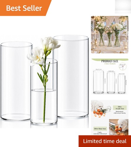 Shatterproof acrylic cylinder - shatterproof,