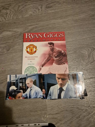 Signed ryan giggs testimonial - signed,