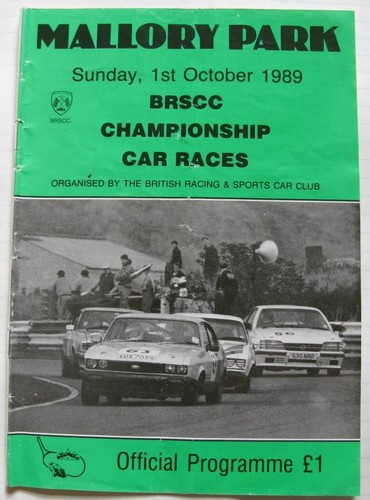 Mallory park oct 1989 brscc - mallory,