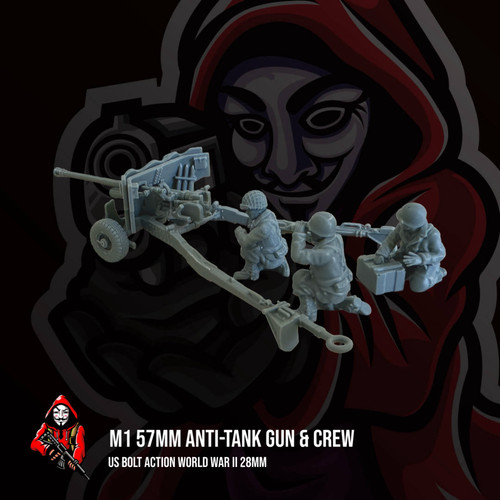 57mm anti tank gun - m1, &